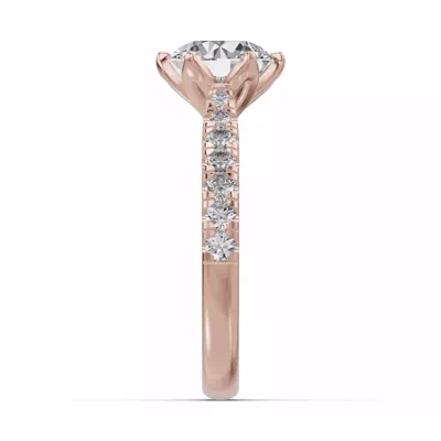 Marigold Royale Tulip Inspired 6 Prong Engagement Ring