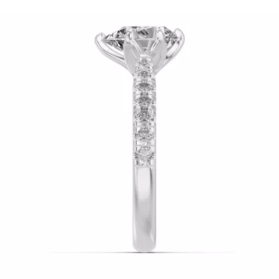Marigold Royale Tulip Inspired 6 Prong Lab Engagement Ring