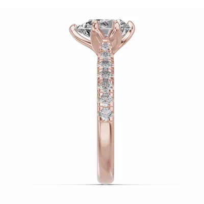 Marigold Royale Tulip Inspired 6 Prong Lab Engagement Ring