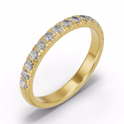 Marigold Royale Pavé Band