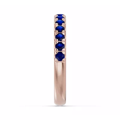 Marigold Royale Pavé Sapphire Band