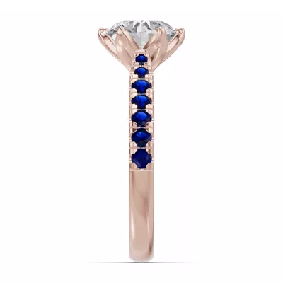 Marigold Royale Tulip Inspired Sapphire Engagement Ring