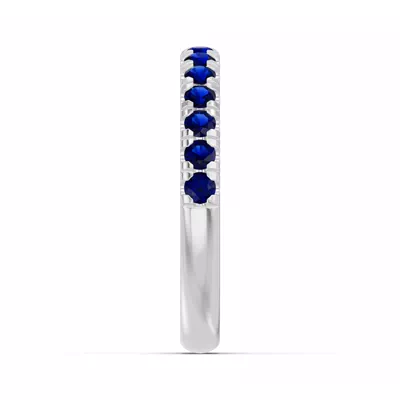 Marigold Royale Pavé Sapphire Band