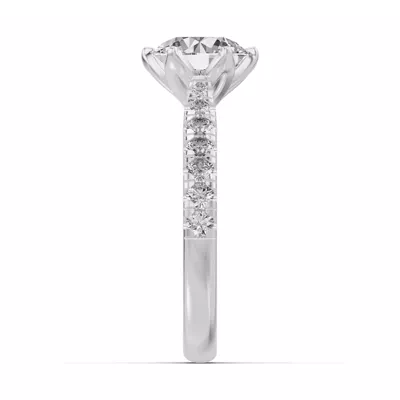 Marigold Royale Tulip Inspired 6 Prong Engagement Ring
