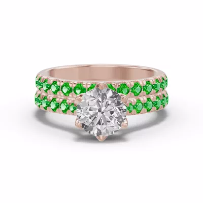 Marigold Royale Pavé Tsavorite Band