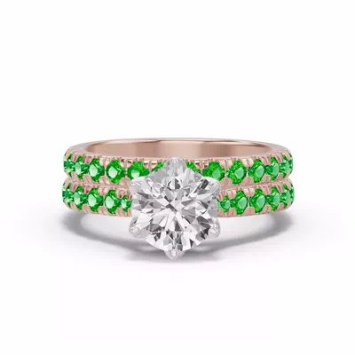 Marigold Royale Pavé Tsavorite Band