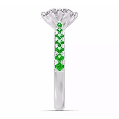 Marigold Royale Tulip Inspired Tsavorite Engagement Ring