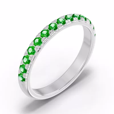 Marigold Royale Pavé Tsavorite Band