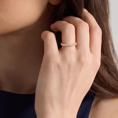 Marigold Royale Lab Diamond Eternity Band