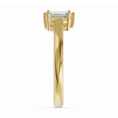 Toi Et Moi Pear & Emerald-Cut Lab Diamond Ring (1.00 ct. tw.)