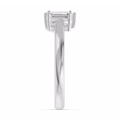 Toi Et Moi Pear & Emerald-Cut Lab Diamond Ring (1.00 ct. tw.)