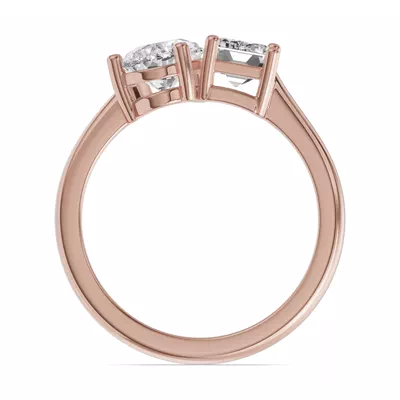 Toi Et Moi Pear & Emerald-Cut Lab Diamond Ring (2.00 ct. tw.)