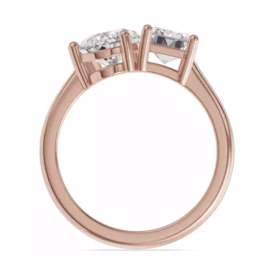 Toi Et Moi Pear & Emerald-Cut Lab Diamond Ring (3.00 ct. tw.)