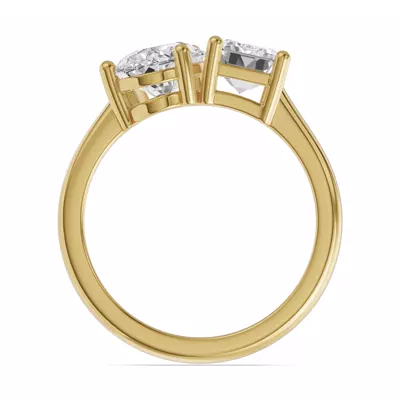 Toi Et Moi Pear & Emerald-Cut Lab Diamond Ring (3.00 ct. tw.)