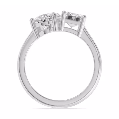 Toi Et Moi Pear & Emerald-Cut Lab Diamond Ring (3.00 ct. tw.)