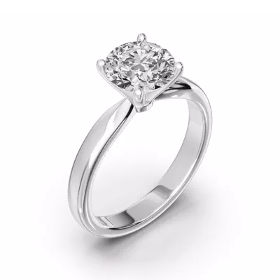 Windy Solitaire Engagement Ring (2.5mm)
