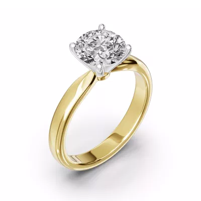 Windy Solitaire Engagement Ring (2.5mm)