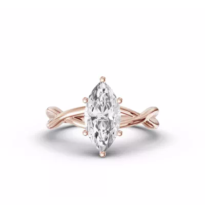 Bianca Twist Engagement Ring