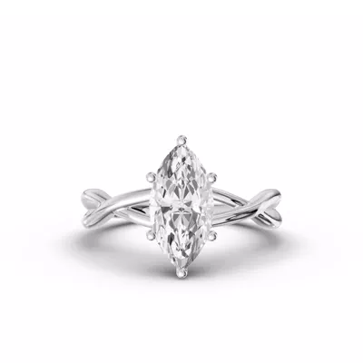 Bianca Twist Engagement Ring
