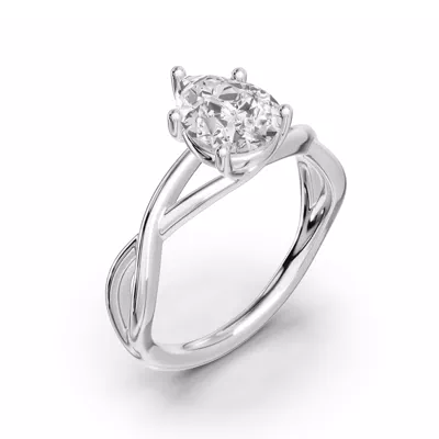 Bianca Twist Engagement Ring