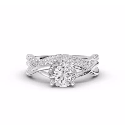 Bianca Curved Pavé Band