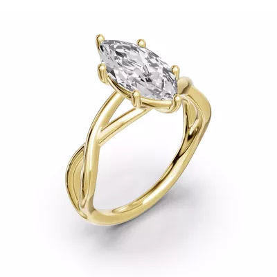Bianca Twist Engagement Ring