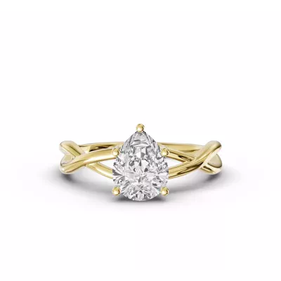 Bianca Twist Engagement Ring