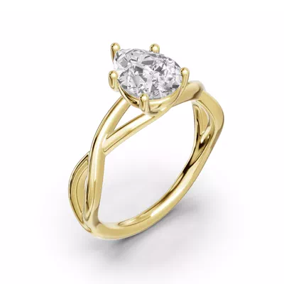 Bianca Twist Engagement Ring