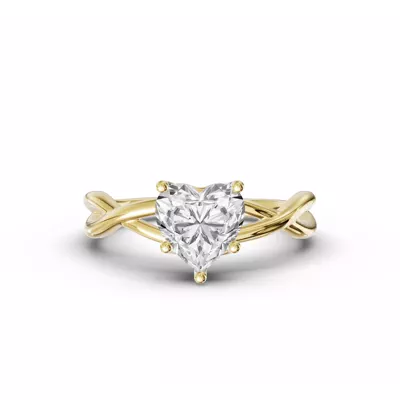Bianca Twist Engagement Ring