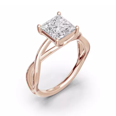 Bianca Twist Engagement Ring