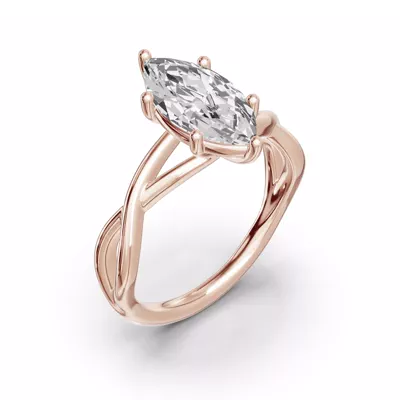 Bianca Twist Engagement Ring