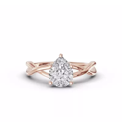 Bianca Twist Engagement Ring