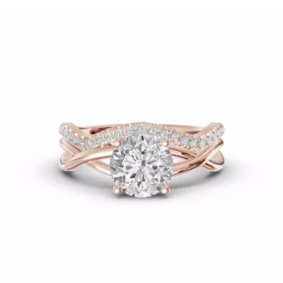 Bianca Curved Pavé Band