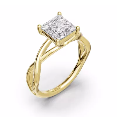 Bianca Twist Engagement Ring