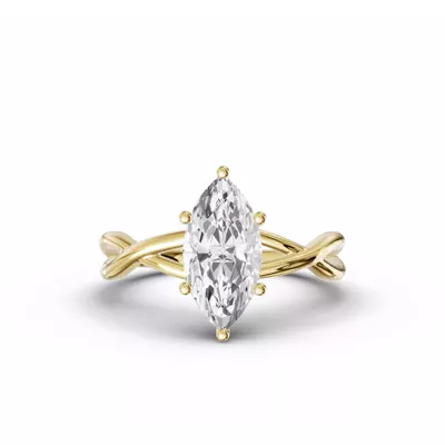 Bianca Twist Engagement Ring