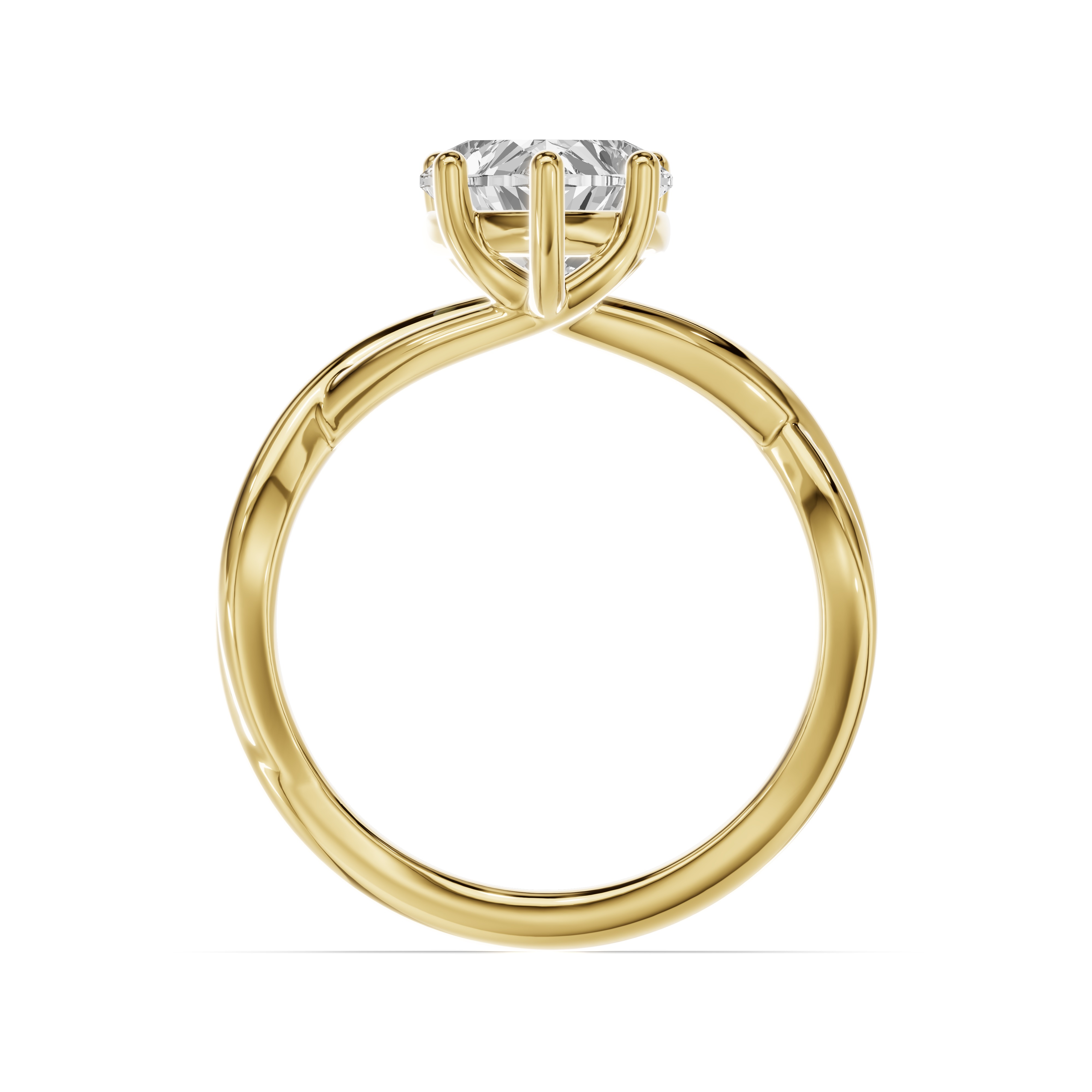 Bianca Twist Engagement Ring