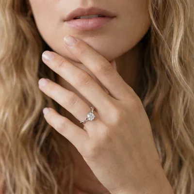 Bianca Twist Engagement Ring