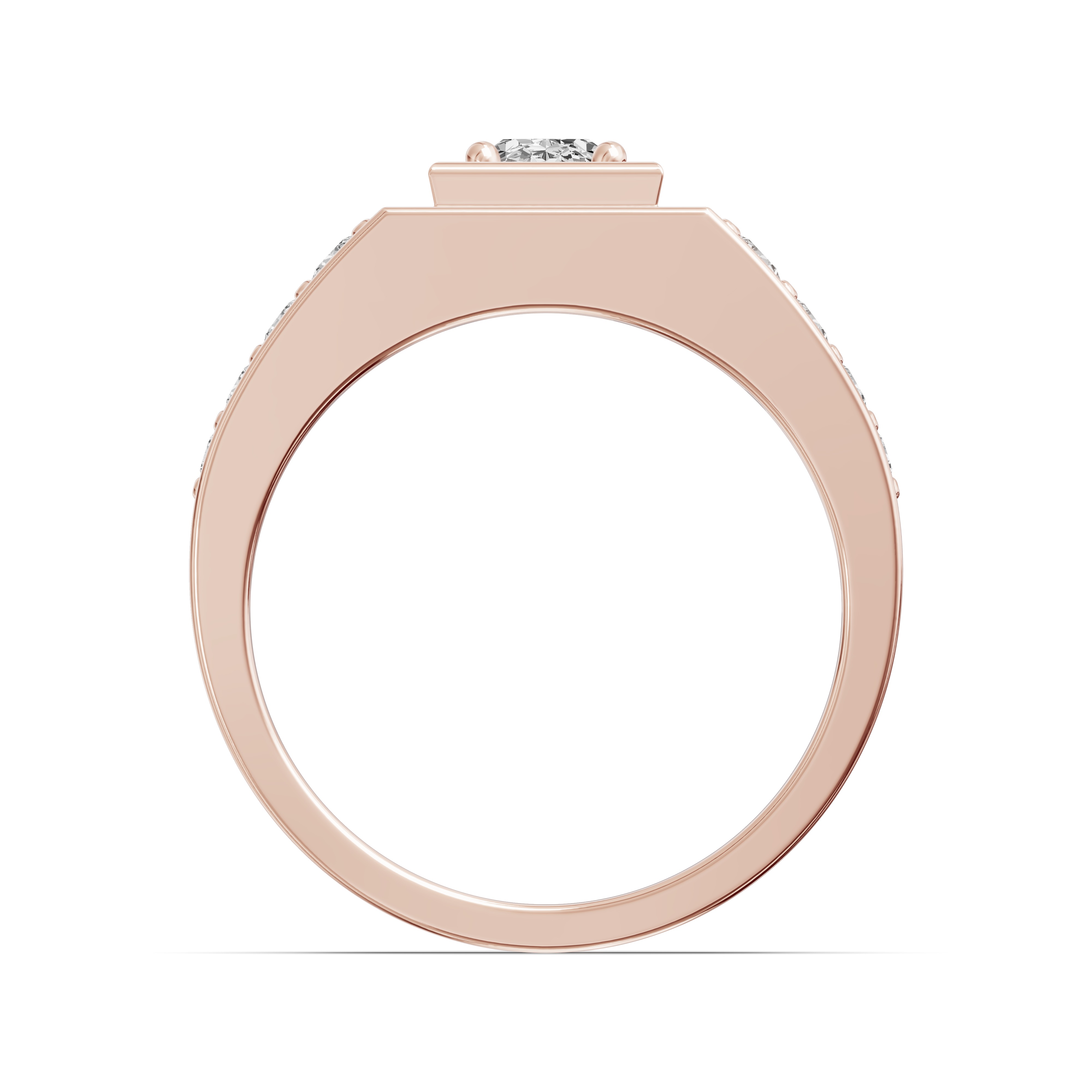 Framed Oval Lab Diamond Ring (1.00 ct. tw.)
