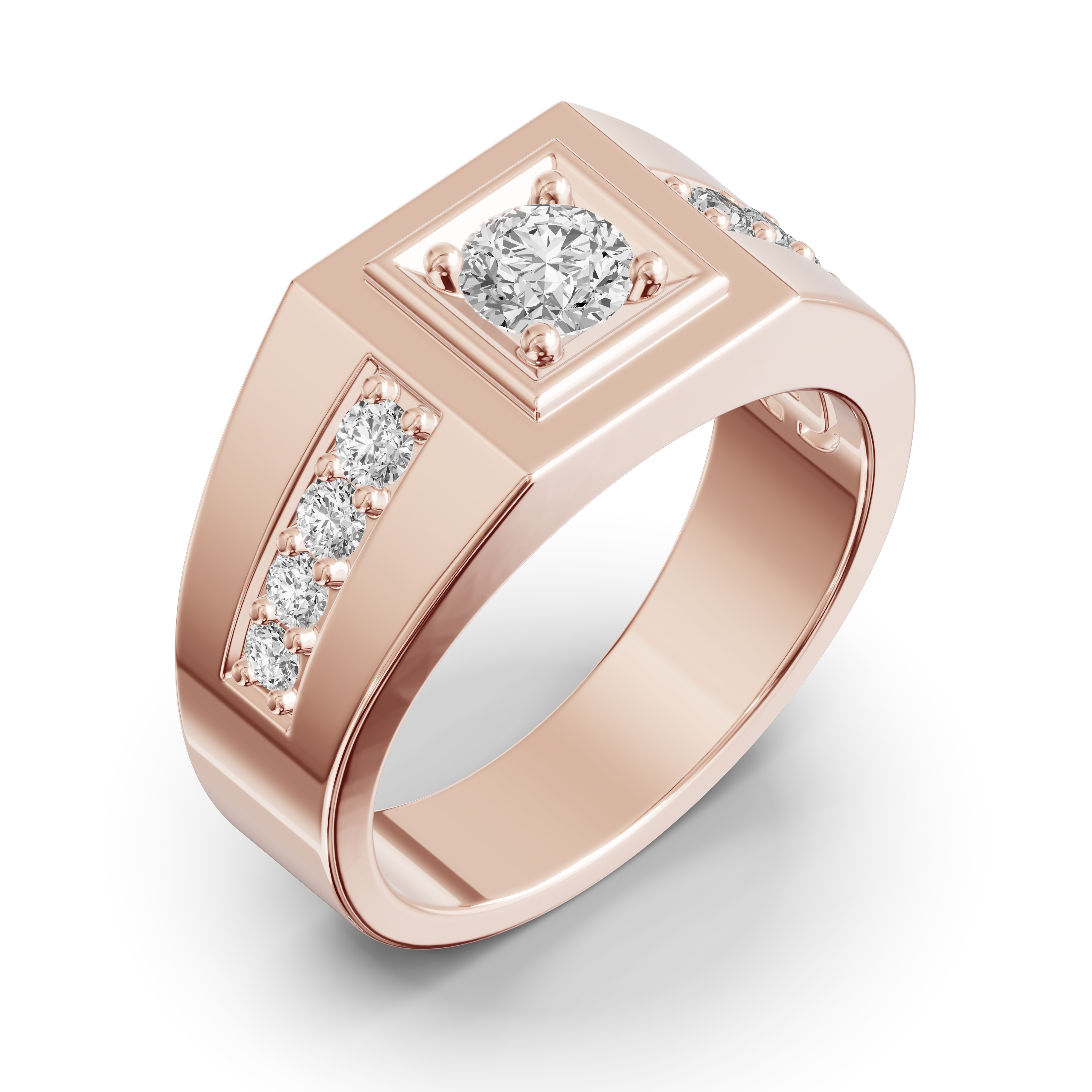 Framed Round Lab Diamond Ring (1.00 ct. tw.)