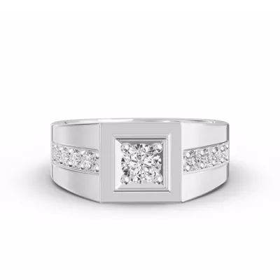 Framed Round Lab Diamond Ring (1.00 ct. tw.)