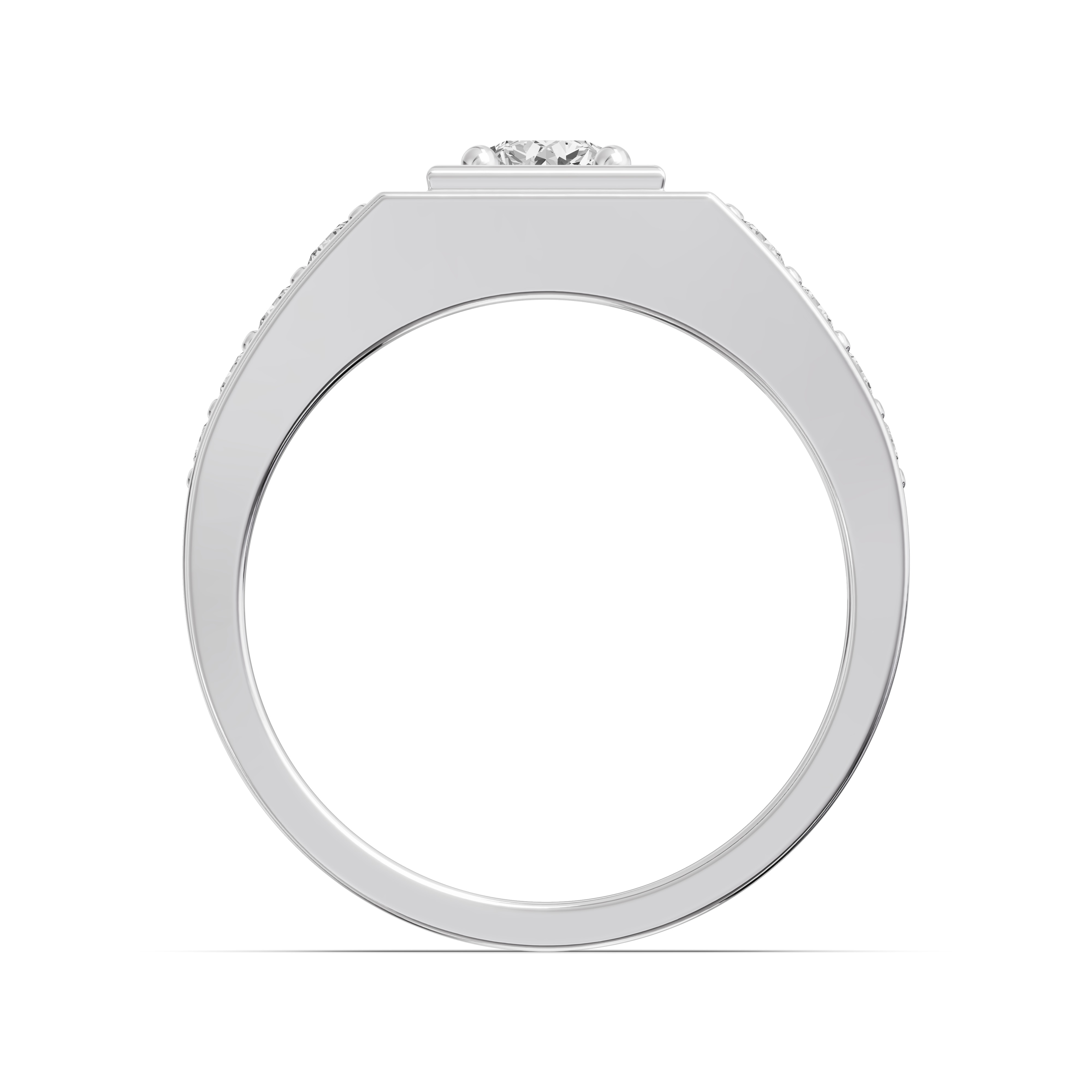 Framed Round Lab Diamond Ring (1.00 ct. tw.)