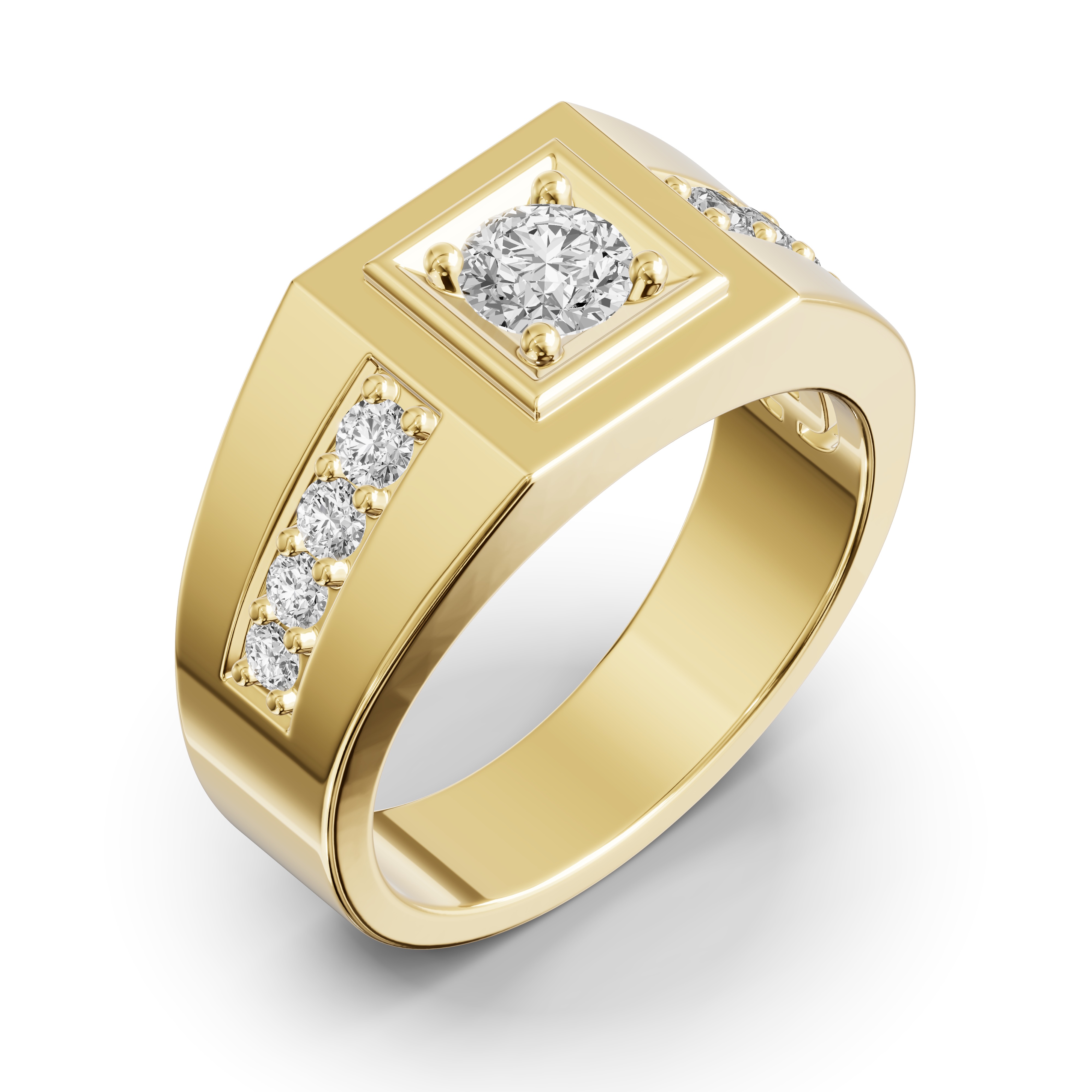 Framed Round Lab Diamond Ring (1.00 ct. tw.)