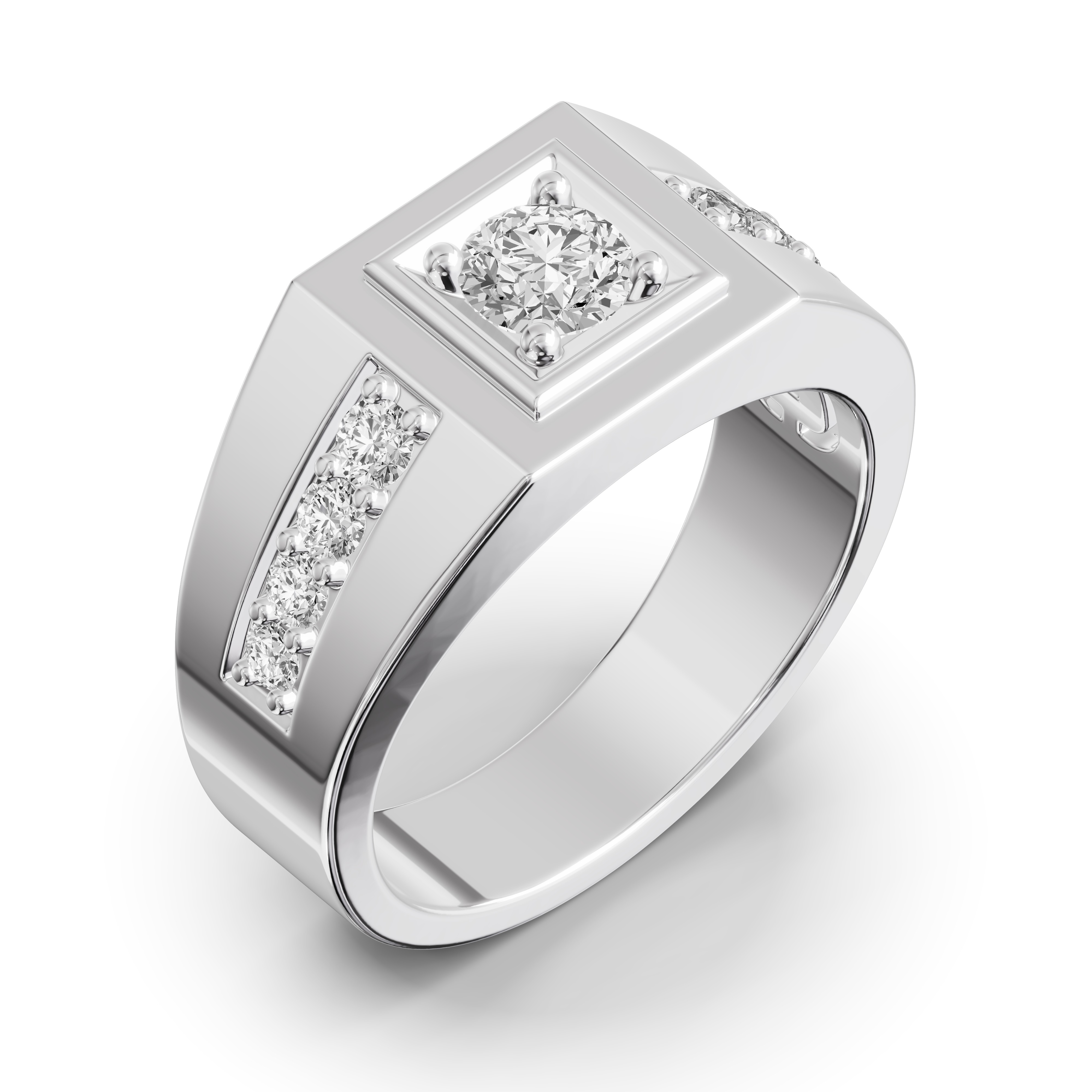 Framed Round Lab Diamond Ring (1.00 ct. tw.)