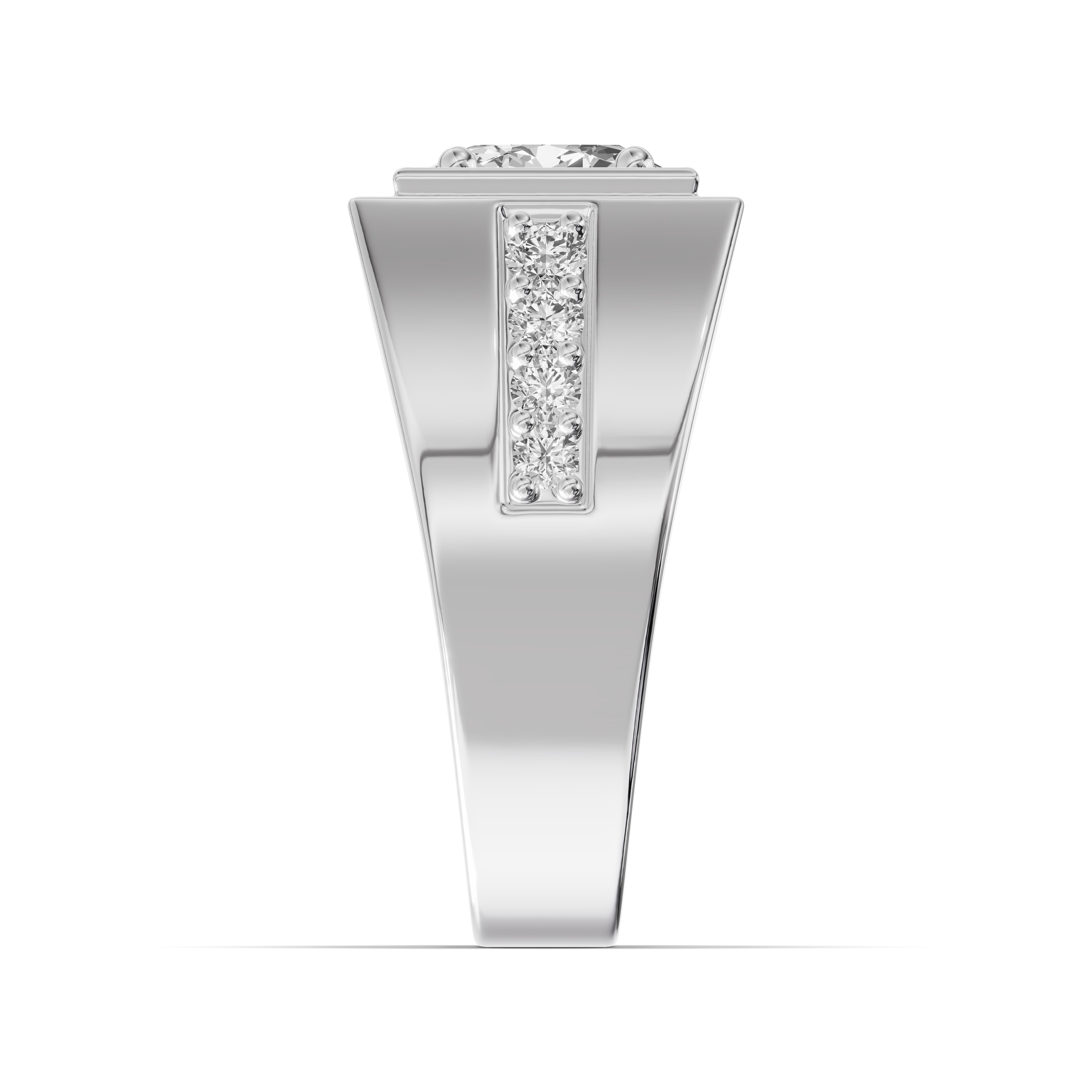 Framed Oval Lab Diamond Ring (1.50 ct. tw.)