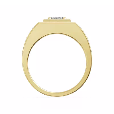 Framed Oval Lab Diamond Ring (1.50 ct. tw.)