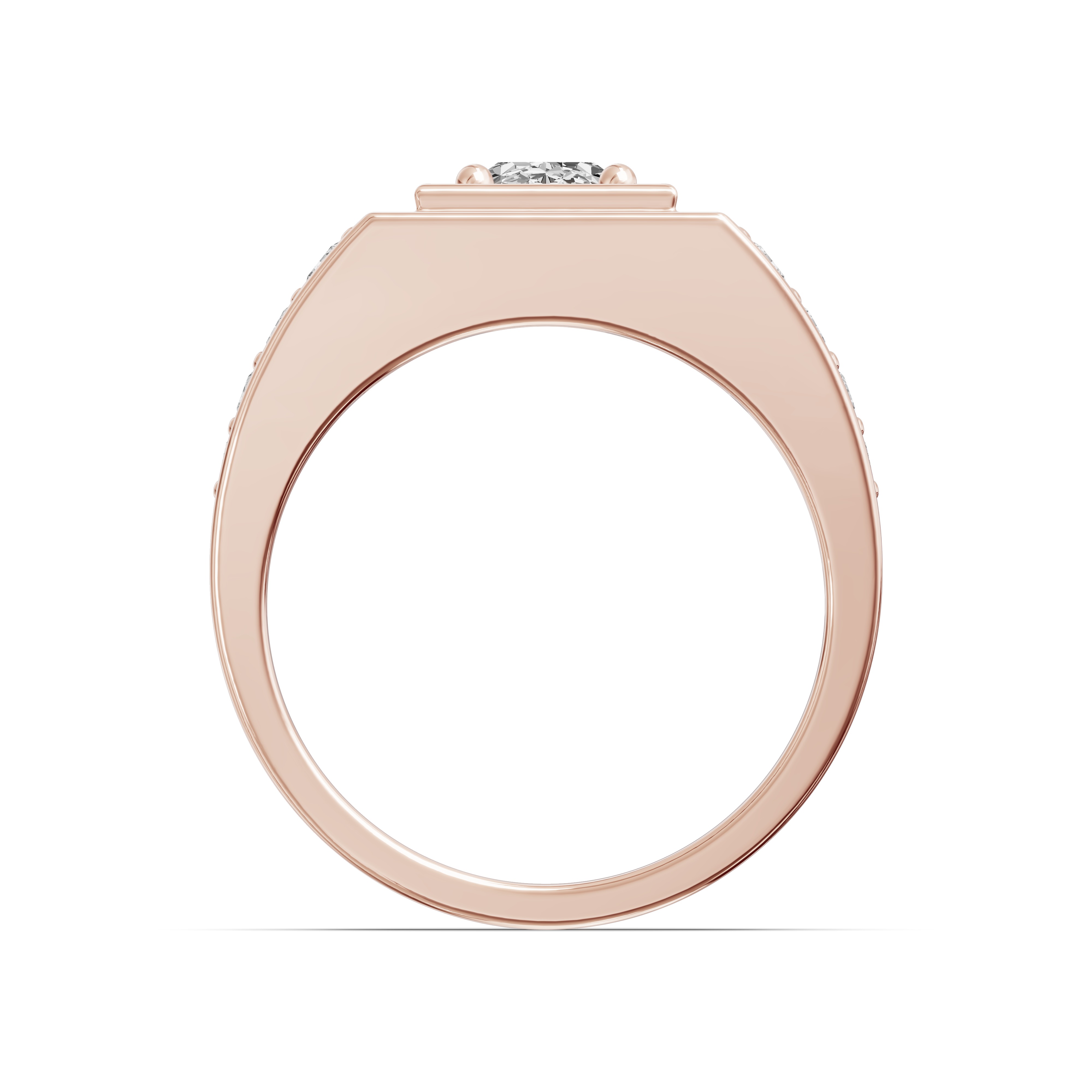 Framed Oval Lab Diamond Ring (1.50 ct. tw.)