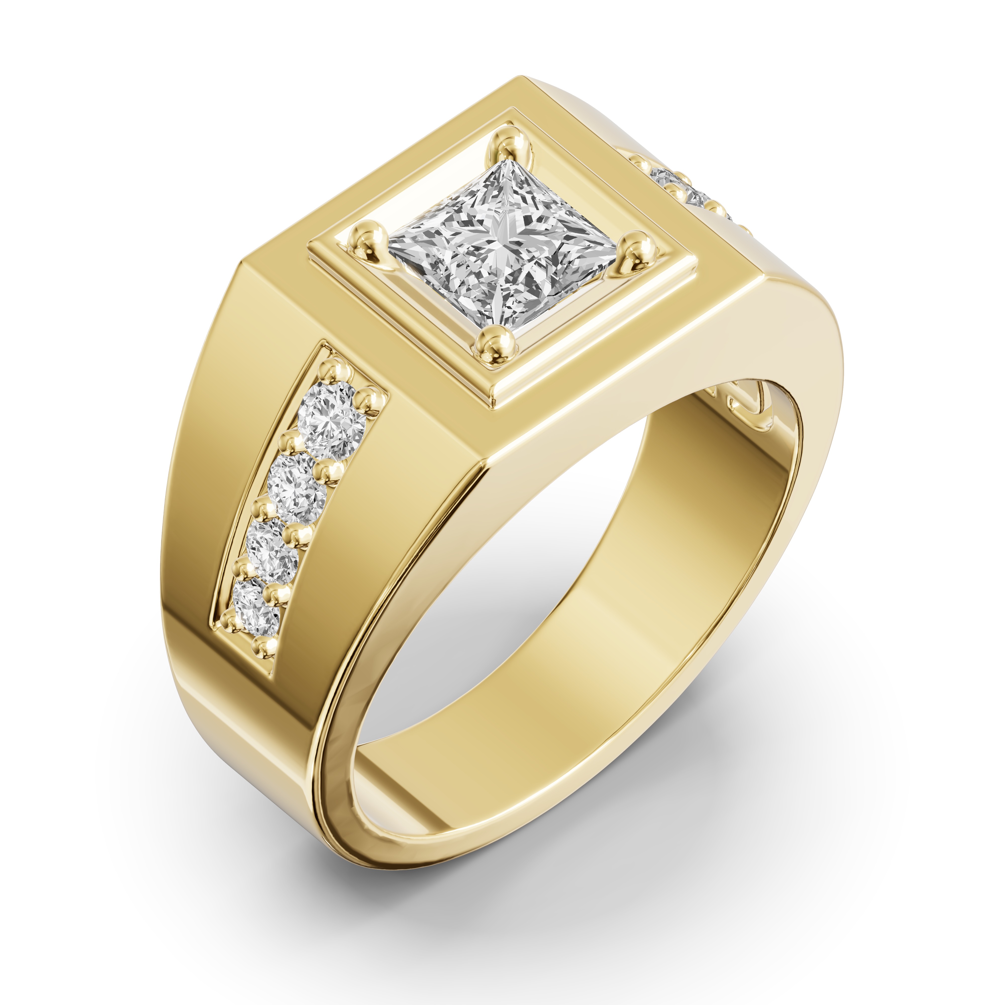 Framed Princess Lab Diamond Ring (1.50 ct. tw.)