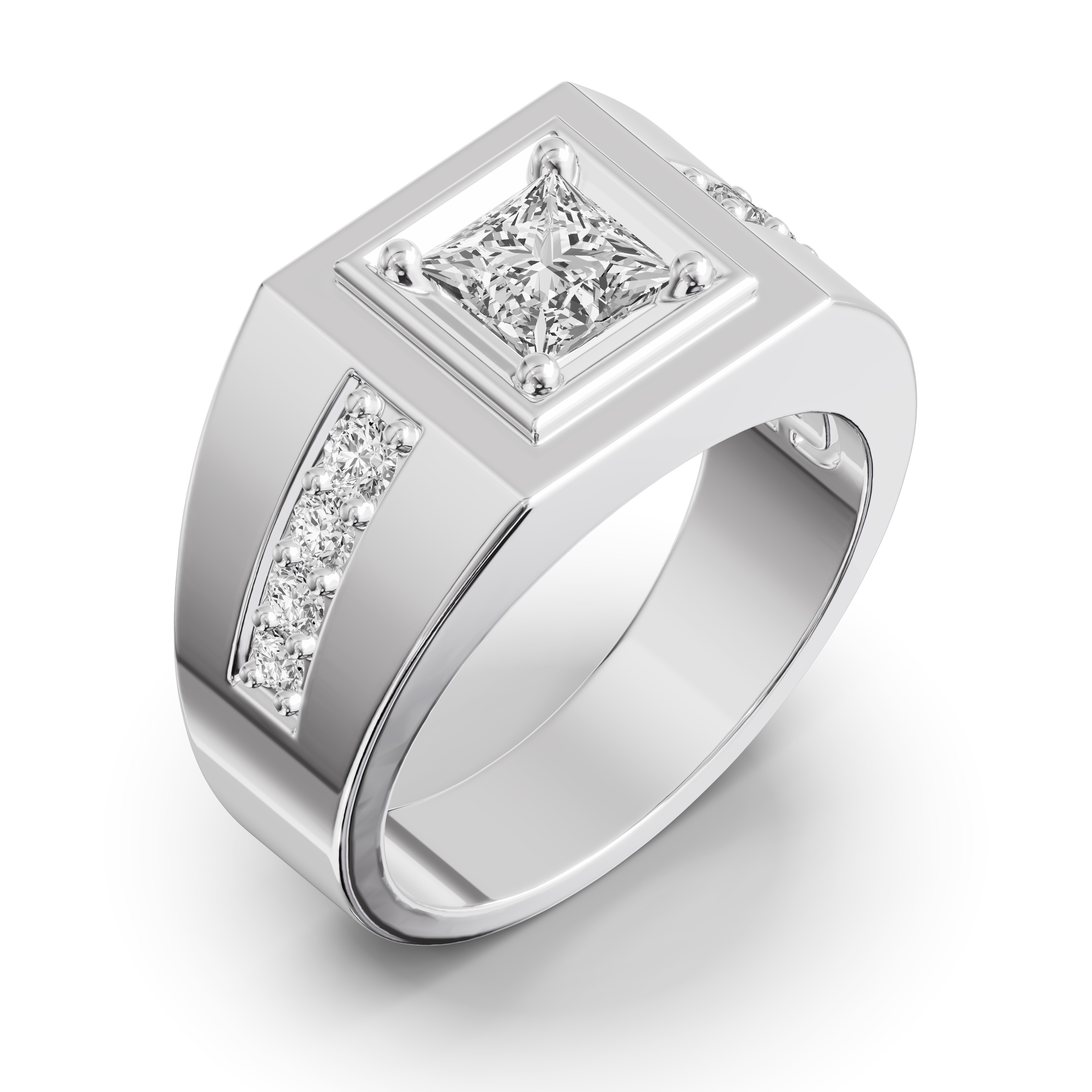 Framed Princess Lab Diamond Ring (1.50 ct. tw.)