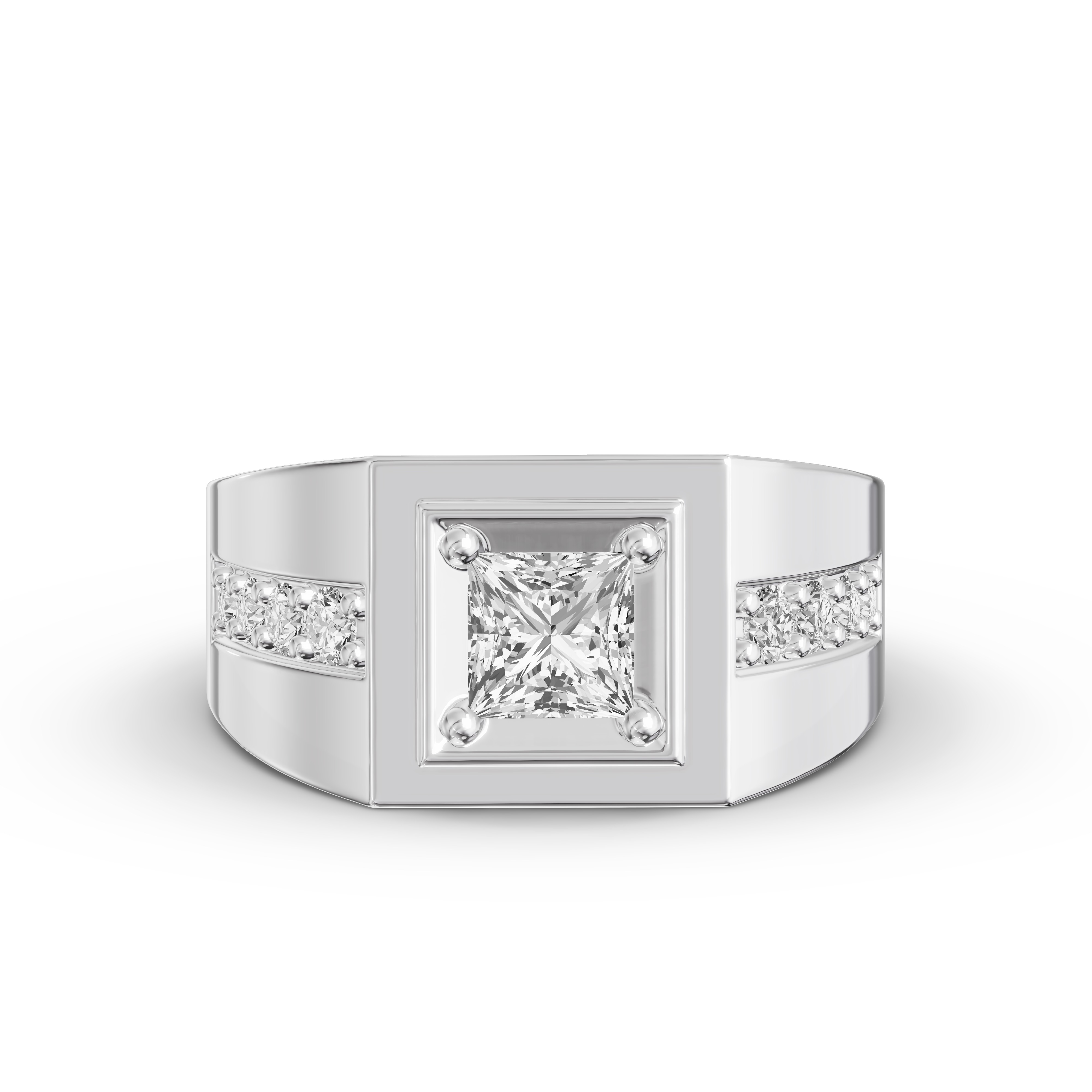Framed Princess Lab Diamond Ring (1.50 ct. tw.)