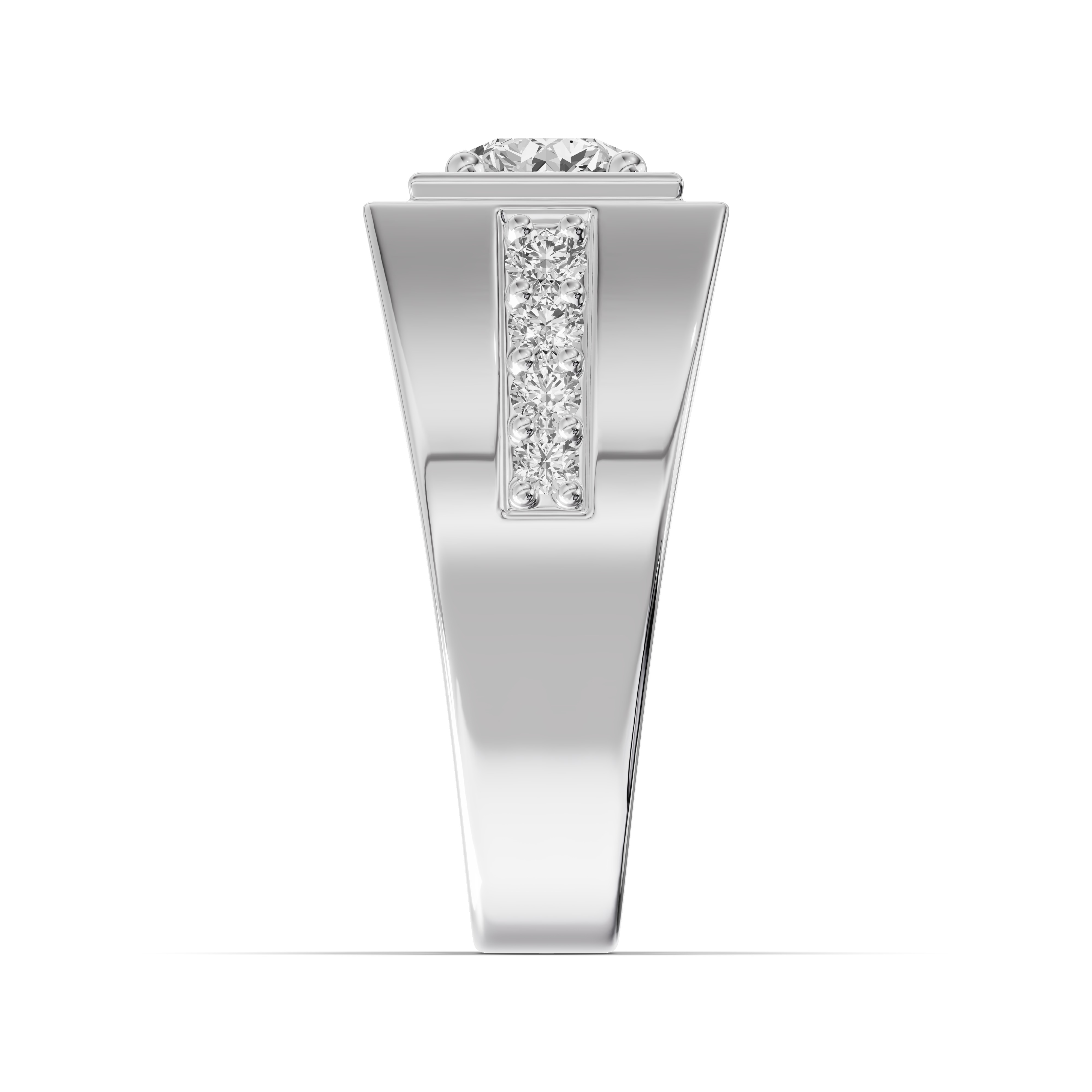 Framed Round Lab Diamond Ring (1.50 ct. tw.)
